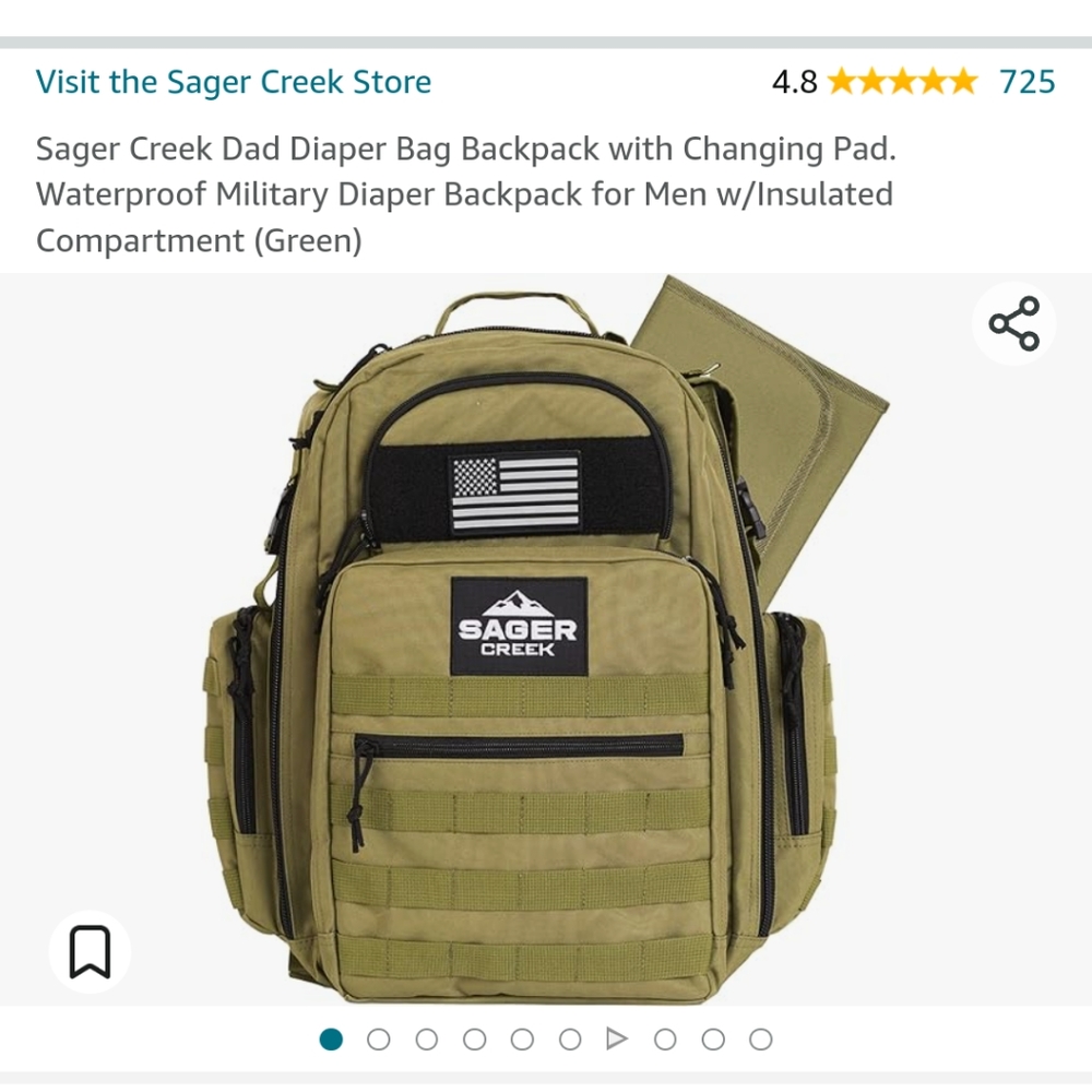 Tactical diaper bag